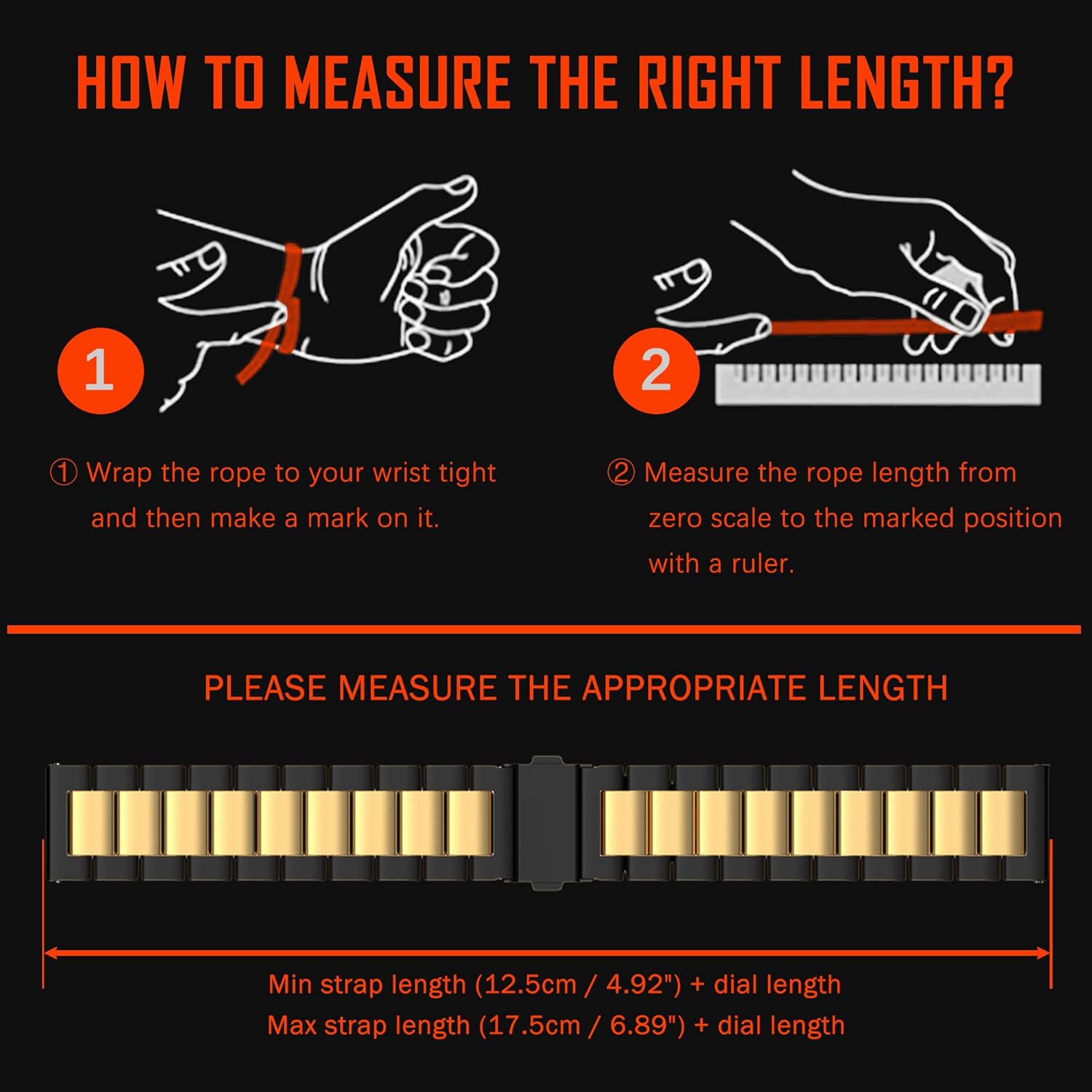 Watch Band 16 mm 18 mm 20 mm 22 mm Metal Watch Band Beautifully Polished Stainless Steel Replacement Strap - Image 5