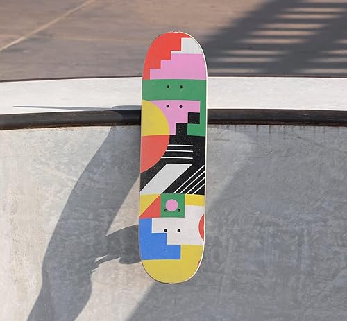 Miniatura 6 de Cinta de agarre para patineta, patineta o longboard, cinta antideslizante, rejilla media, aplicación simple antiburbujas, diseño único que destaca