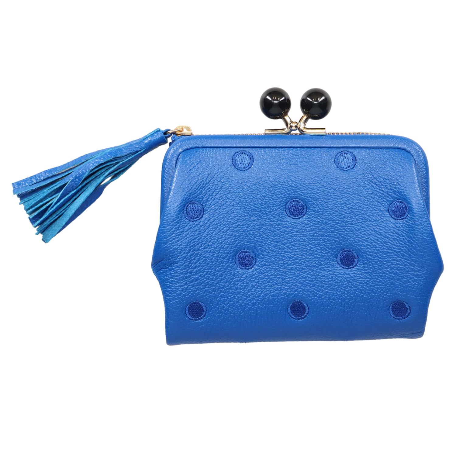 Amazon | アクリル玉がま口2つ折り財布 | 財布