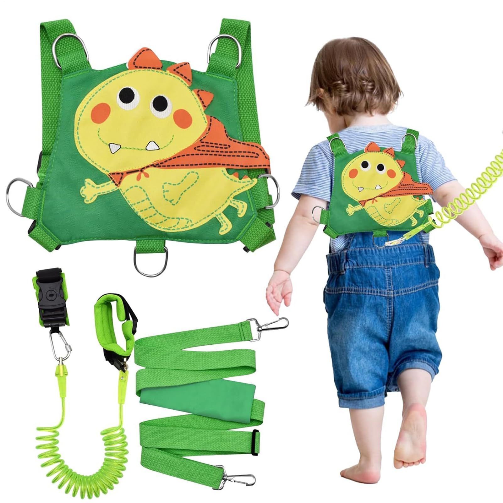 Harness With Leash Adjustable Ergonomic Reflective Breathable