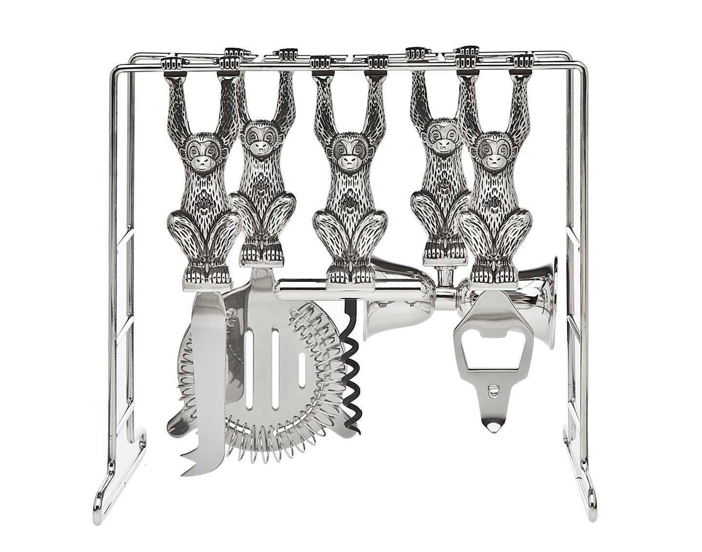 GodingerMonkey Barware Bar Tool Set - 6 Piece Set