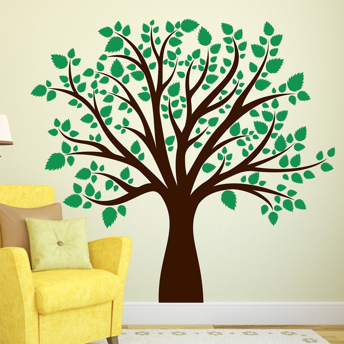 Buy Wall Archs Green Tree Wallstickers (Vinyl 90 cm x 80 cm) … Online
