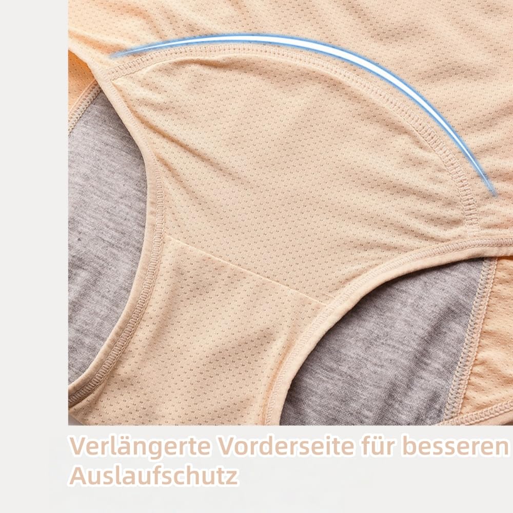 DryWear Beckenbodenstützende und auslaufsichere Unterwäsche,Generisch Auslaufsichere, Waschbare & Wiederverwendbare Höschen für Damen - Unsichtbare & Atmungsaktive and Komfort