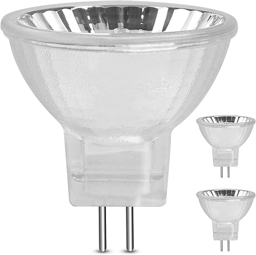 Feit Electric Bombilla de xenón MR11, 20 vatios, base G4 de dos pines, 12 V, blanco cálido, 90+ CRI, ángulo de haz de 270°, no regulable, bombillas