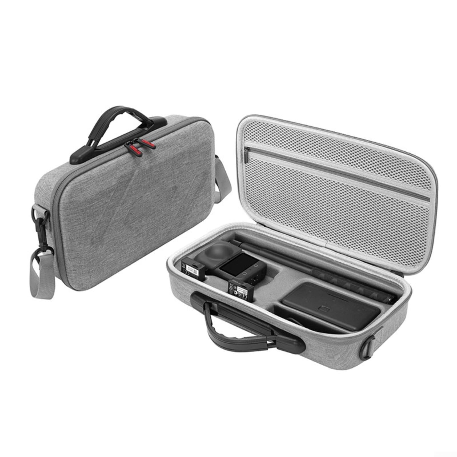 Bolsa para DJI Osmo Action 360 de poliuretano impermeable y antiimpactos organizador gris