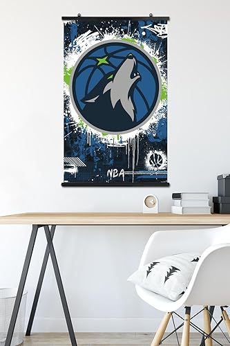 Miniatura 5 de Trends International NBA Minnesota Timberwolves - Póster de pared con logotipo Maximalist 23
