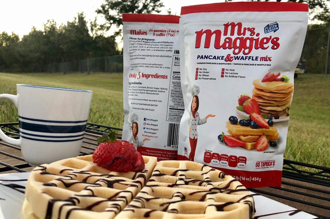 Gluten Free Pancake and Waffle Mix ONLY 5 ingredients