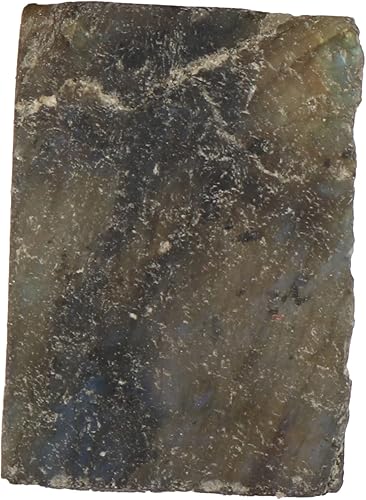 GEMHUB Cristal curativo de labradorita negra natural sin cortar de 56.8 quilates para meditación, yoga, reiki