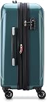 DELSEY Paris Helium Aero Hardside Expandable Luggage with Spinner Wheels, Metallic Green, Carry-On 21 Inch, Helium Aero Hardside Expandable Luggage with Spinner Wheels