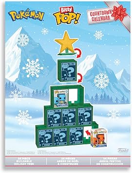 Funko Pop! Bitty Countdown Calendar: Pokemon - 24 Days of Surprises - Collectible Vinyl Mini Figures - Mystery Box - Gift Idea - Holiday Present for Kids - Christmas or Birthday Countdown