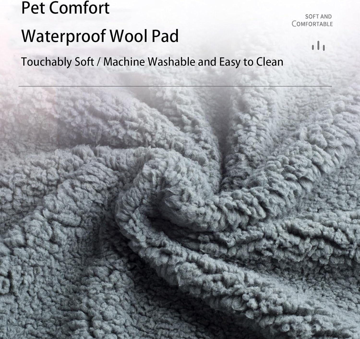 Waterproof Pet Blanket, Lovers Blanket Reversible Plush Sherpa Fleece Furniture Protector for Sofa, Bed & Couch, Liquid & Pee Proof Dog Blanket Cover for Dogs Cats Lovers Couples (Gray, XXL(79"x79"))