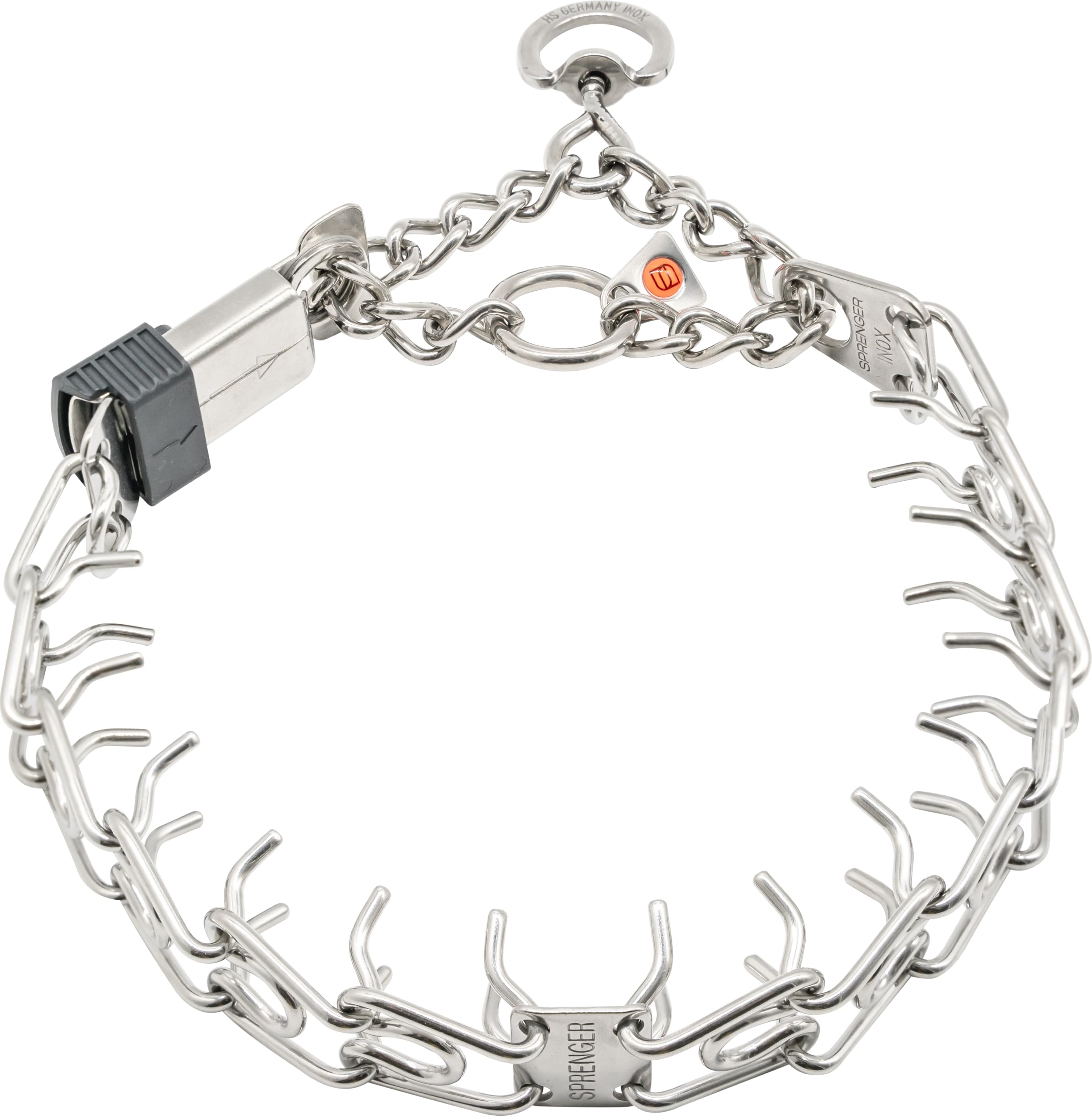 Amazon.com : Herm Sprenger Stainless Steel Dog Collar with Short