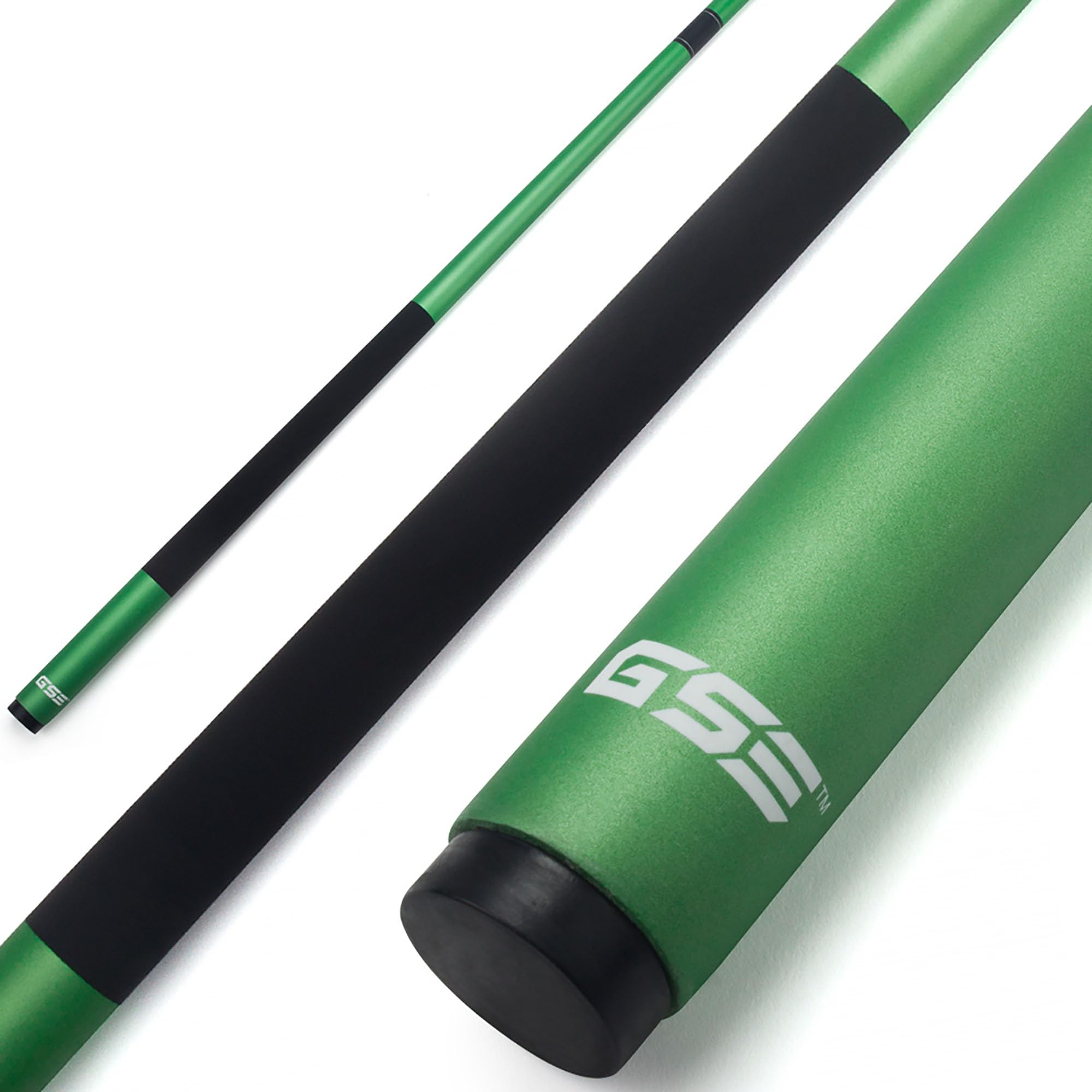GSE Games & Sports Expert 58" 2-Piece Fiberglass Graphite Composite Billiard Pool Cue Stick(4 Colors, 18-21oz)