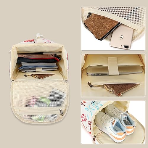 Miniatura 140 de Bolsa de lona para gimnasio, 4 vías, impermeable, con compartimento para zapatos, para viajes, deporte, senderismo, laptop, Cielo estrellado