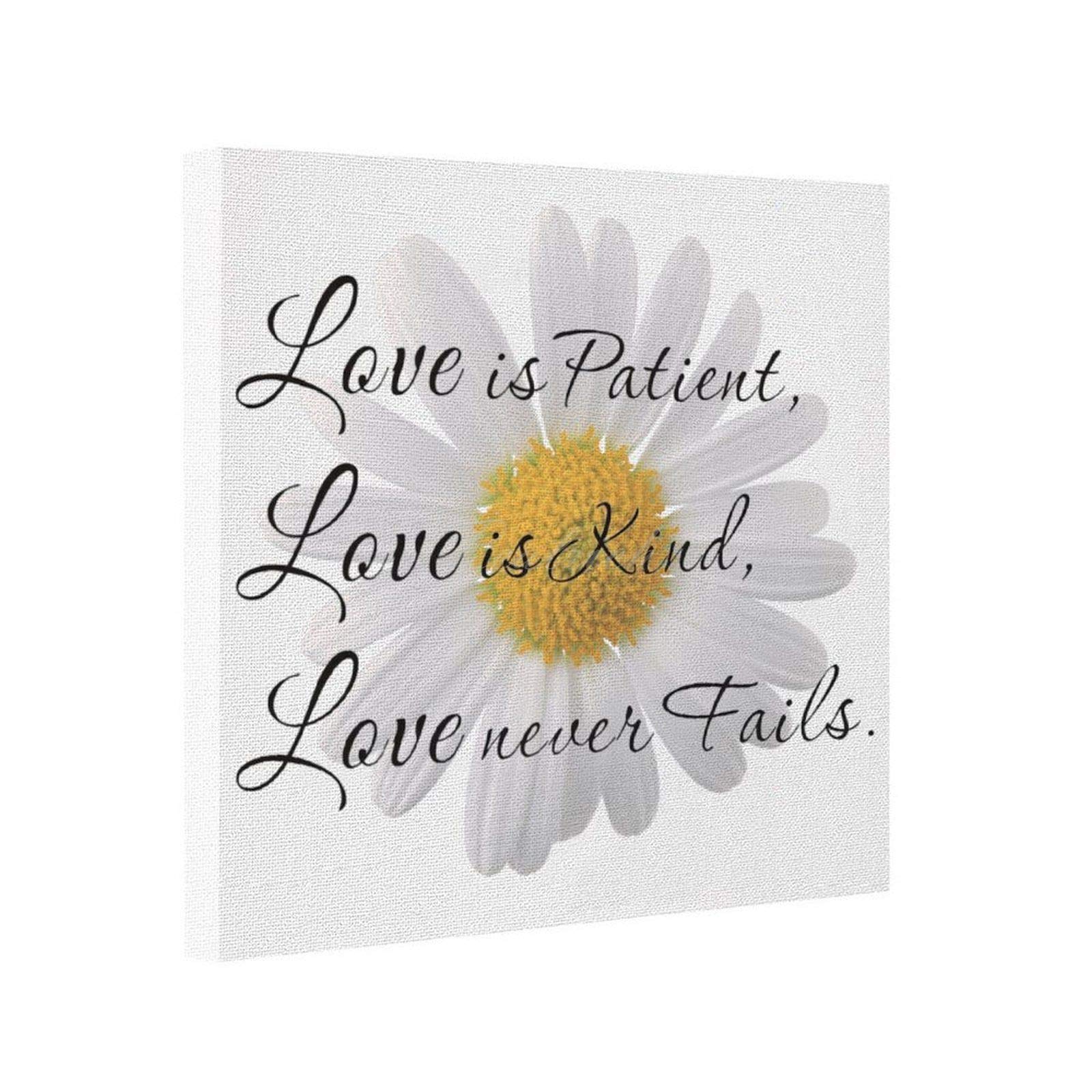 Love Is Patient Wall Art Decor For You