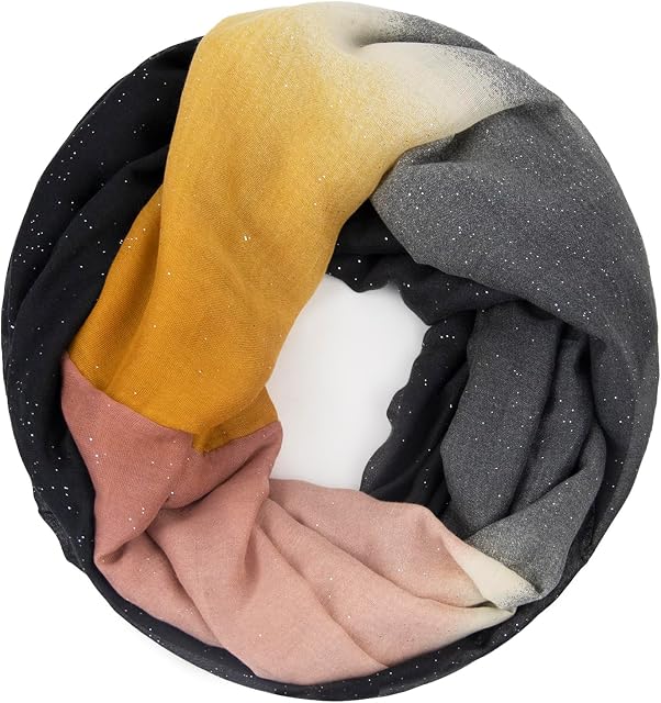 Glamexx24 Damski szal lekki, długi szal typu komin, chusta w wielu kolorach
