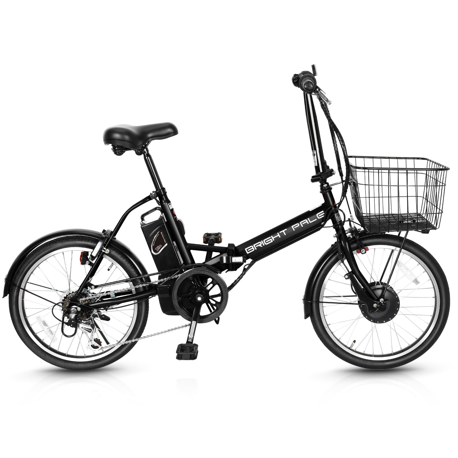 Bright Pale 電動アシスト自転車 20インチ 24V 7.8Ahバッテ…