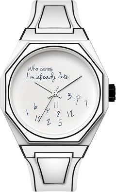 GORBEN Creative Sketch Watch Sports Fashion Quartz Minimalist Black and White Anime Series Watch