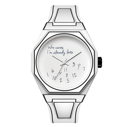 GORBEN Creative Sketch Watch Sports Fashion Quartz Minimalist Black and