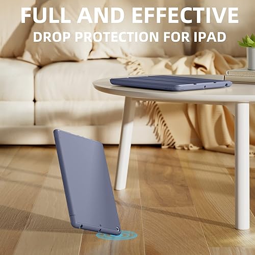 Miniatura 35 de Akkerds - Funda para iPad 10.2 2020, iPad 8ª generación/2019, iPad 7ª generación, con soporte para lápiz. Funda protectora premium con parte trasera