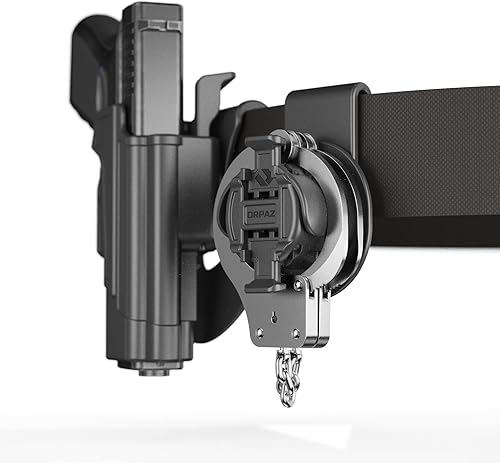 Miniatura 9 de Orpaz Funda para esposas, funda para esposas, unisex, mejorará tu apariencia táctica (clip para cinturón, estándar)