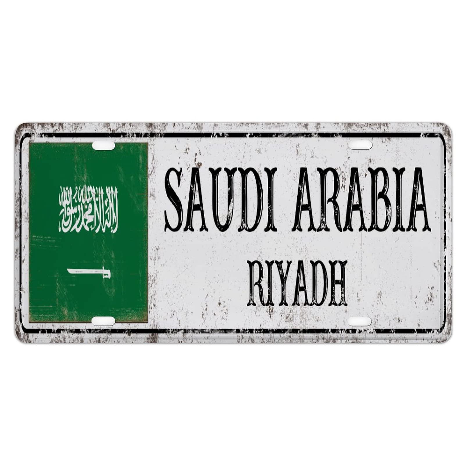 Wadcall License Plate Saudi Decorative Car Front Car License Plate