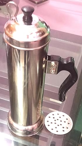 Miniatura 3 de Fija el vaporizador de acero inoxidable de grado alimenticio (tubular) con placa de vapor, palo de metal, perilla de tapa de baquelita y mango de