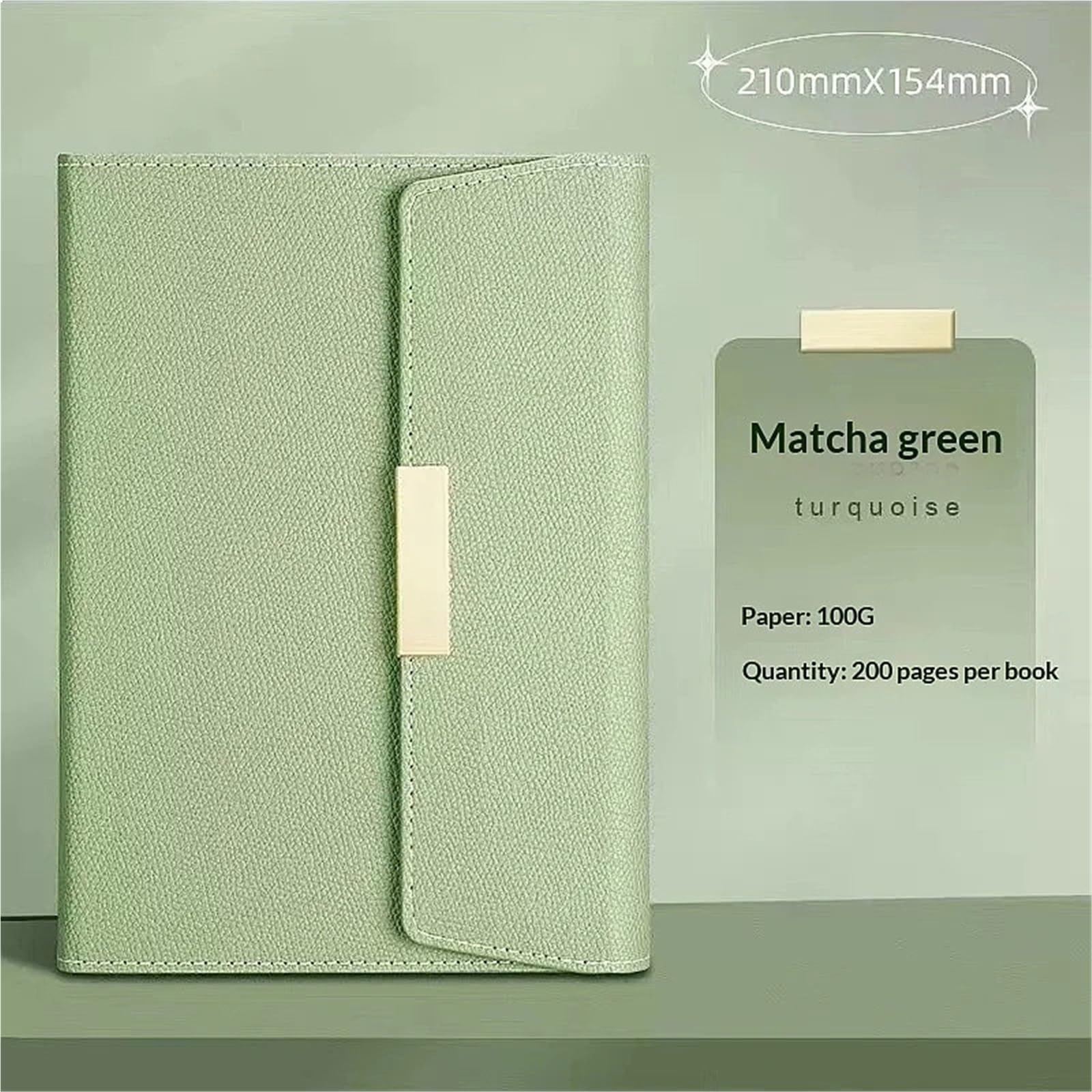 Set di scatole regalo for quaderni aziendali A5, tre pieghe | Blocco note for riunioni d'ufficio, quaderno A6, quaderno A5 a righe(Blue Set)