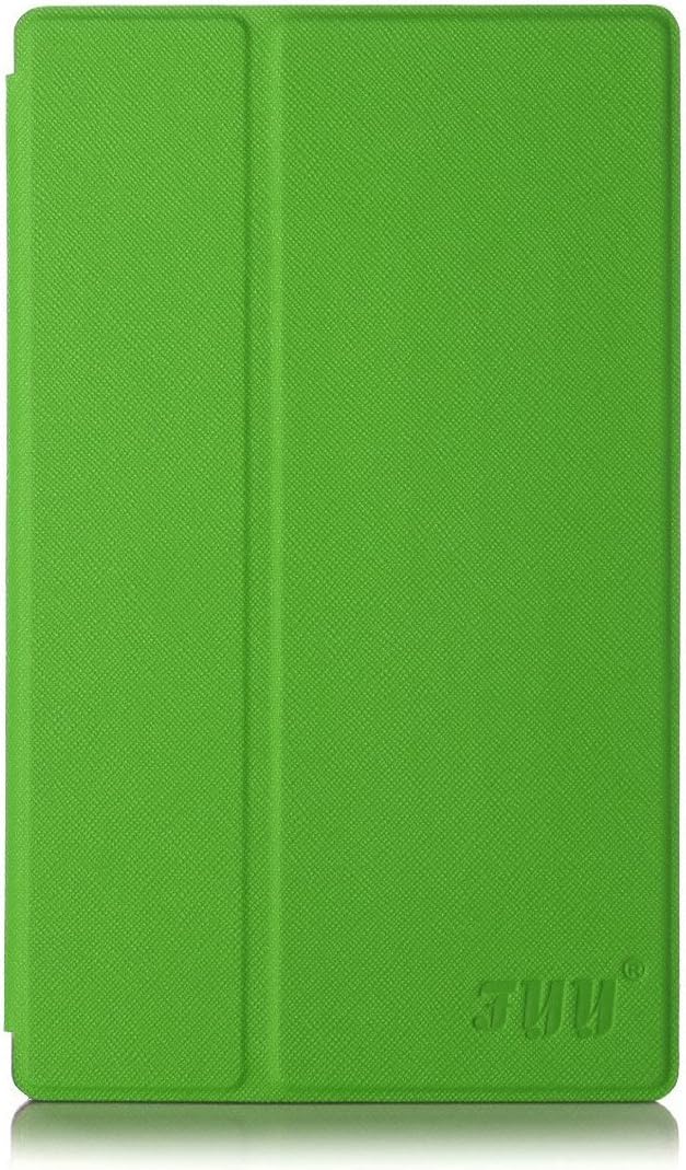 FYY Lenovo Tab S8-50 Case - Ultra Slim Lightweight Premium PU Leather Cover Multi-Angle Stand Case for Lenovo Tab S8-50 Green