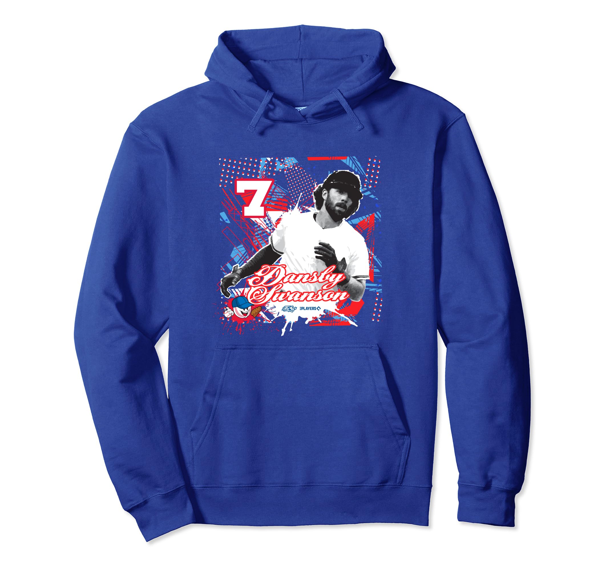 Dansby Swanson Chicago Baseball Sket One x MLB Players Pullover Hoodie