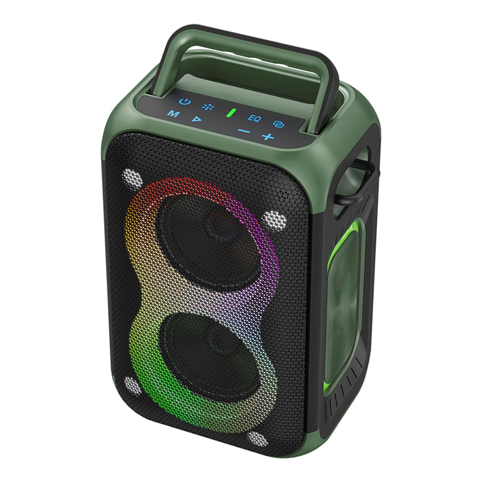 Custodia Portatile per Altoparlante Bluetooth Wireless per (GREEN)