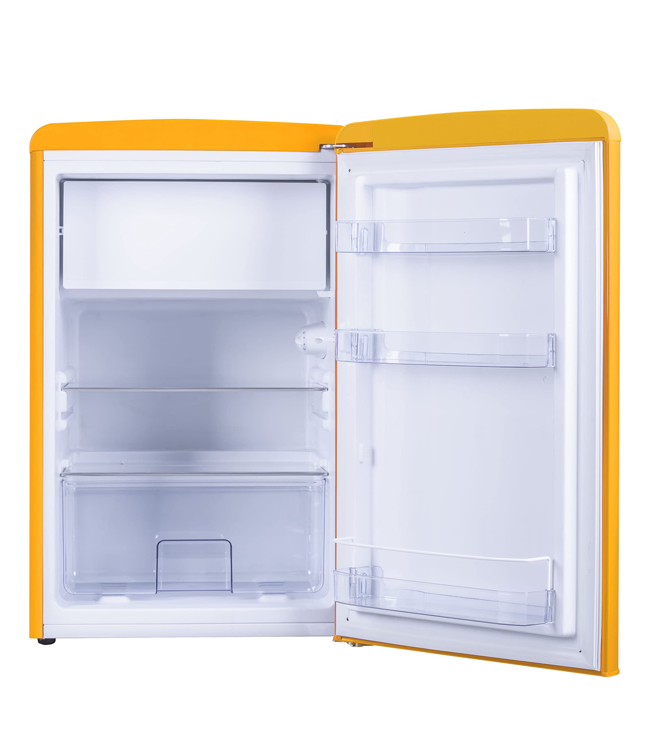Amica Retro Kühl-Gefrierkombination 108 L 87,5 x 55 x 61,5 cm KS 15613 Y