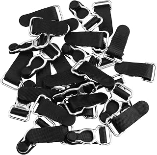 30Pcs Plastic Leg Clips Garter Belt Clamps Garter Strap Clips Suspender Belt Clips