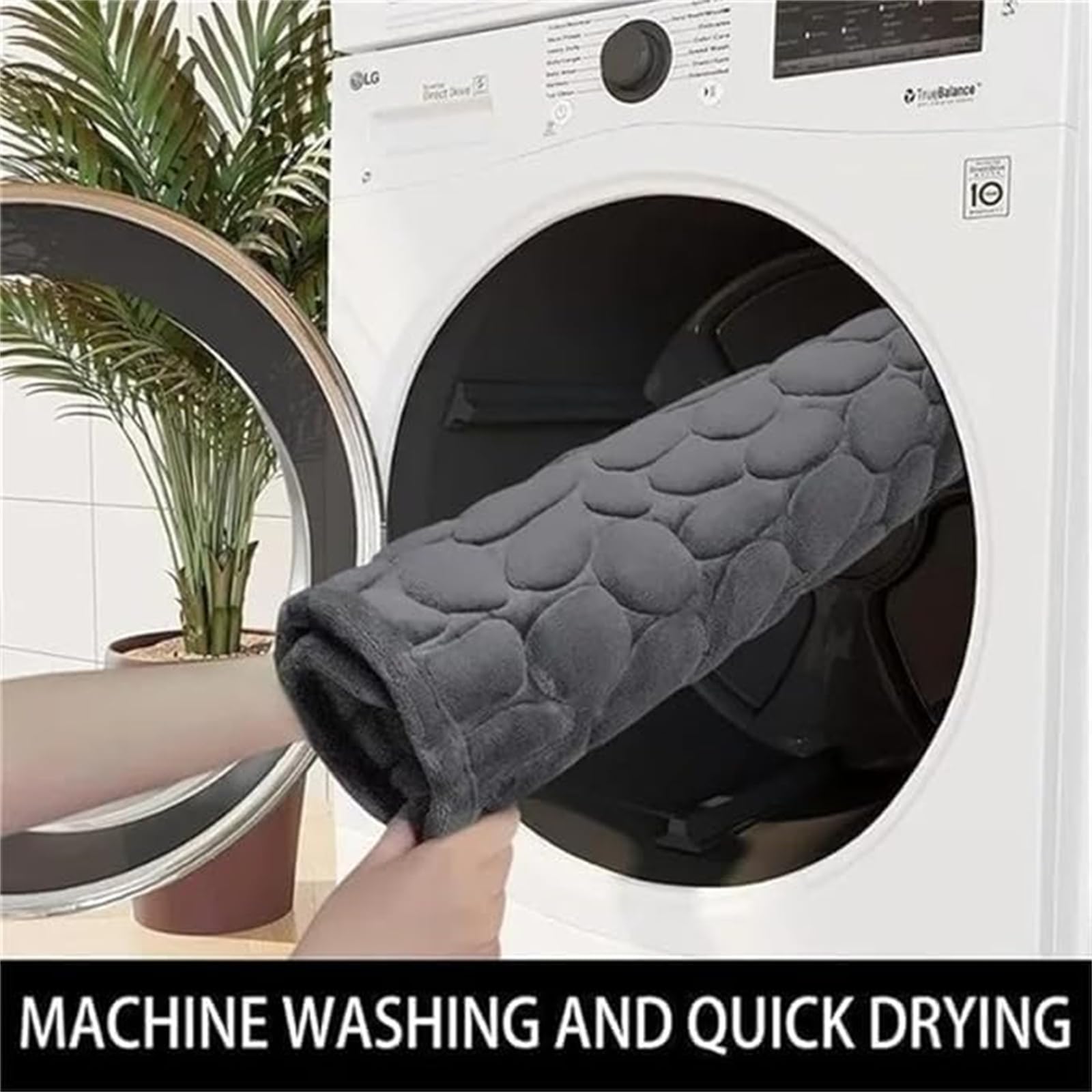 La Berge Tapis de Bain Galet Absorbant antidérapant