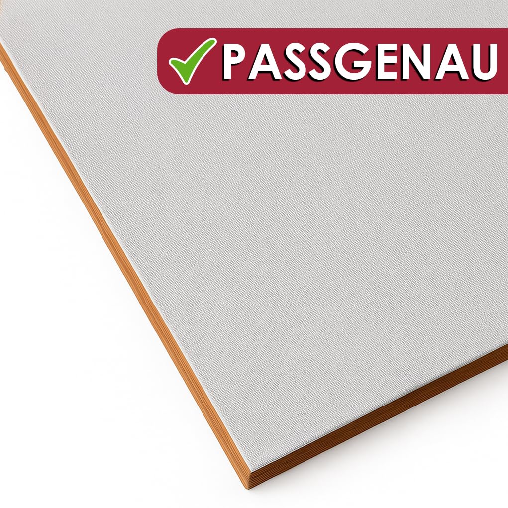 DecoHomeTextil Heimtextilmanufaktur Tischpolster Tischschoner Tischbelag Tischschutz Grau Rechteckig 140 x 400 cm Schutzbelag Schoner