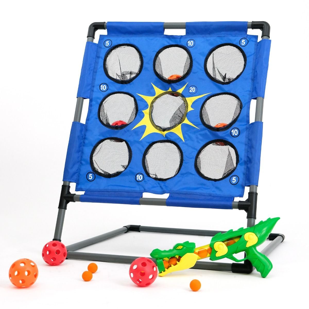 Bolimo Pro Wurfspiel für Kinder und Erwachsene, Ballspiel/Wurfspiel Indoor und Outdoor, Wurfspiel mit Zielscheibe für Garten, Park, Camping