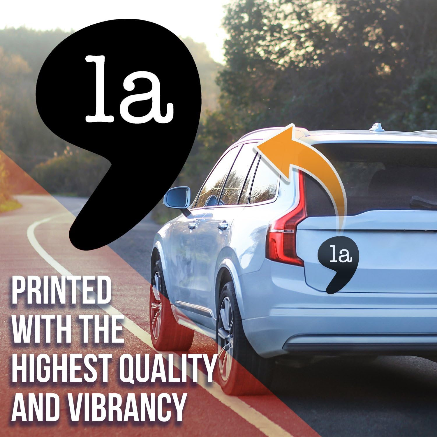 Comma La Kamala Harris 2024 President Election USA Political Magnet - Car Truck Bumper Fridge Metal Surface - 5 Inches on Longest Side - Made in USA - AAMT0206