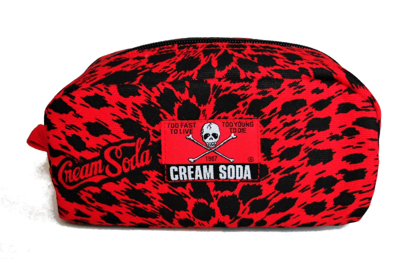 Amazon | （クリームソーダ）CREAM SODA ヒョウ柄 ポーチ PINK DRAGON 