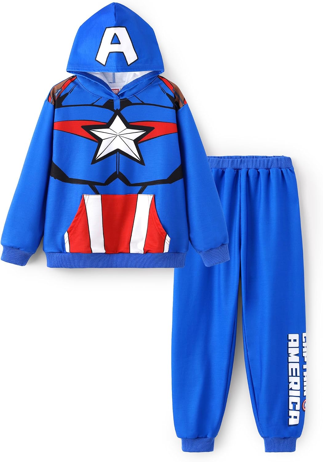 Marvel Spiderman Cosplay Costume Hulk Venom 2 Pcs Pocket Hoodie &Pants 2-9Y
