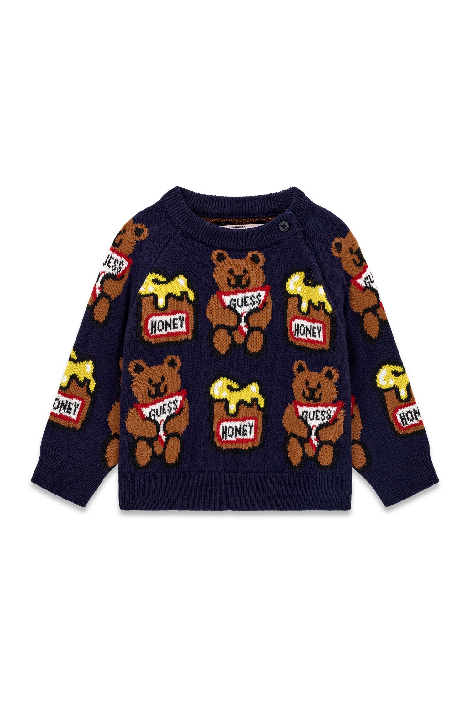 Guess Unisex LS Sweater_Core Unisex LS Sweater_Core Bebé-Niños (Pack de 1)