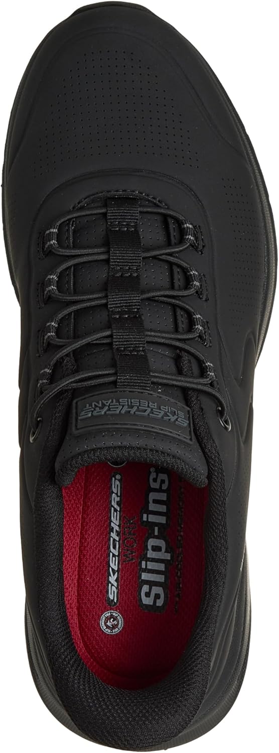 Skechers Mens Microfiber Glide Step Athletic Slip-on Sneakers with Hands Free Slip-ins