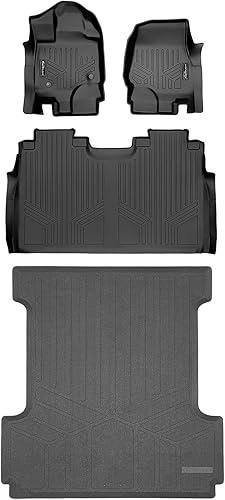 Miniatura 82 de SMARTLINER Alfombrillas de primera fila de ajuste personalizado (1 unidad) compatibles con Ford Transit 2020-2022 Ford Transit 2023 - 2025,Negro