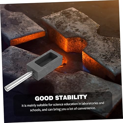 Miniatura 7 de Uonlytech 1 Unidades de grafito Tanque de aceite de lingote de fundición de grafito moldes de joyería de crisol de fusión Kit de horno de fundición