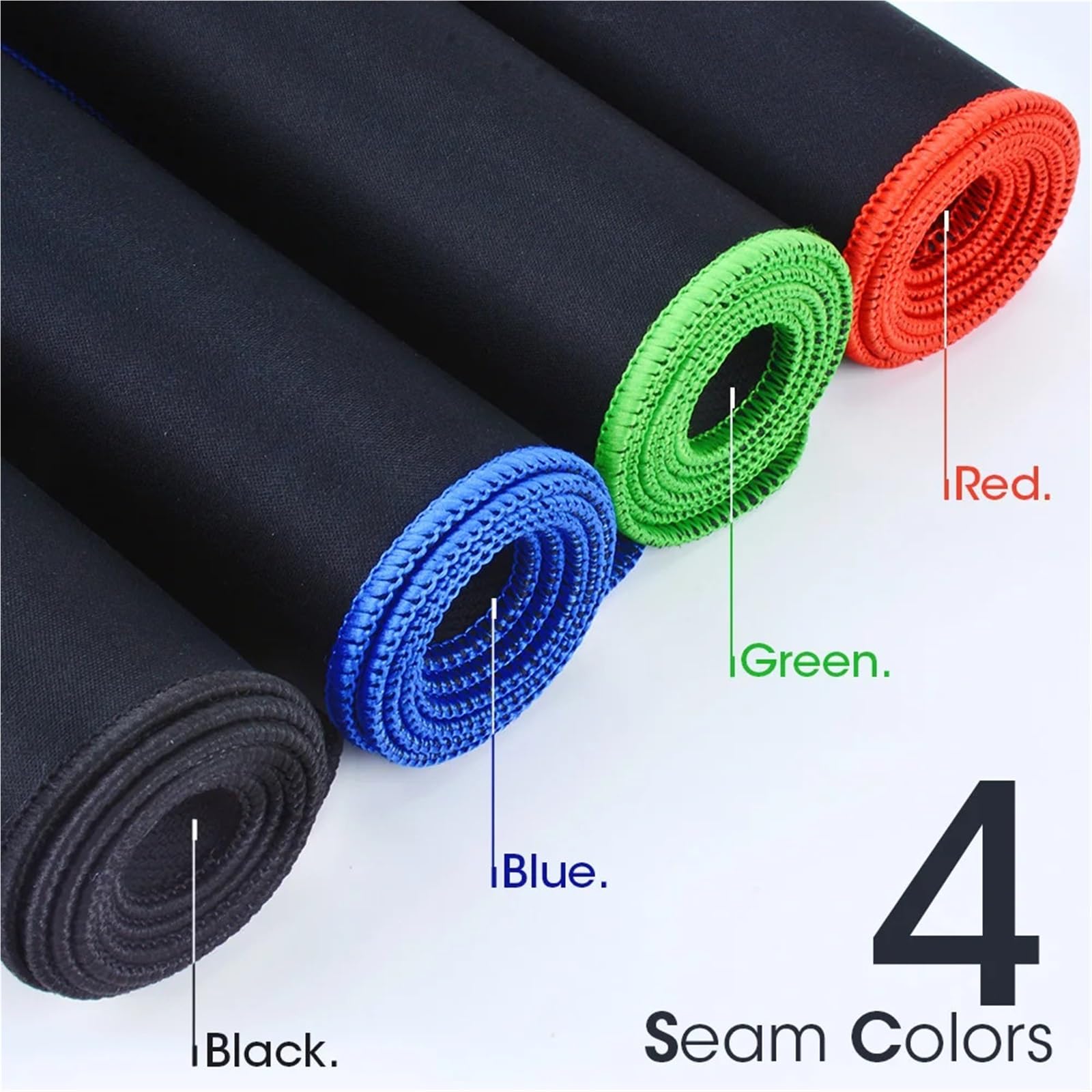 Grande tappetino for mouse da gioco, tappetino for mouse for computer, impermeabile, multi-misura, antiscivolo, in gomma naturale, con bordo di bloccaggio Per Ufficio,Casa(Black,90 x 40 cm)