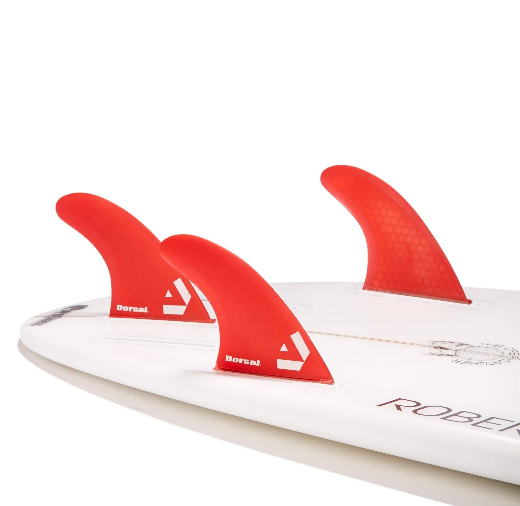 Buy Dorsal Surfboard Fins Hexcore Thruster Set (3) FUT Base