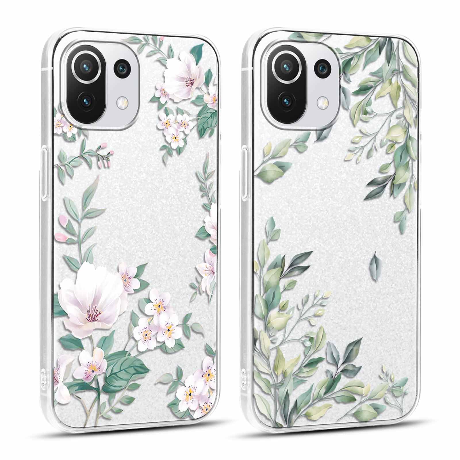 Transparente Handyhülle Für Xiaomi 11T/11T Pro – Mit Blumen-Muster, Ultradünn & Stoßfest (TPU)