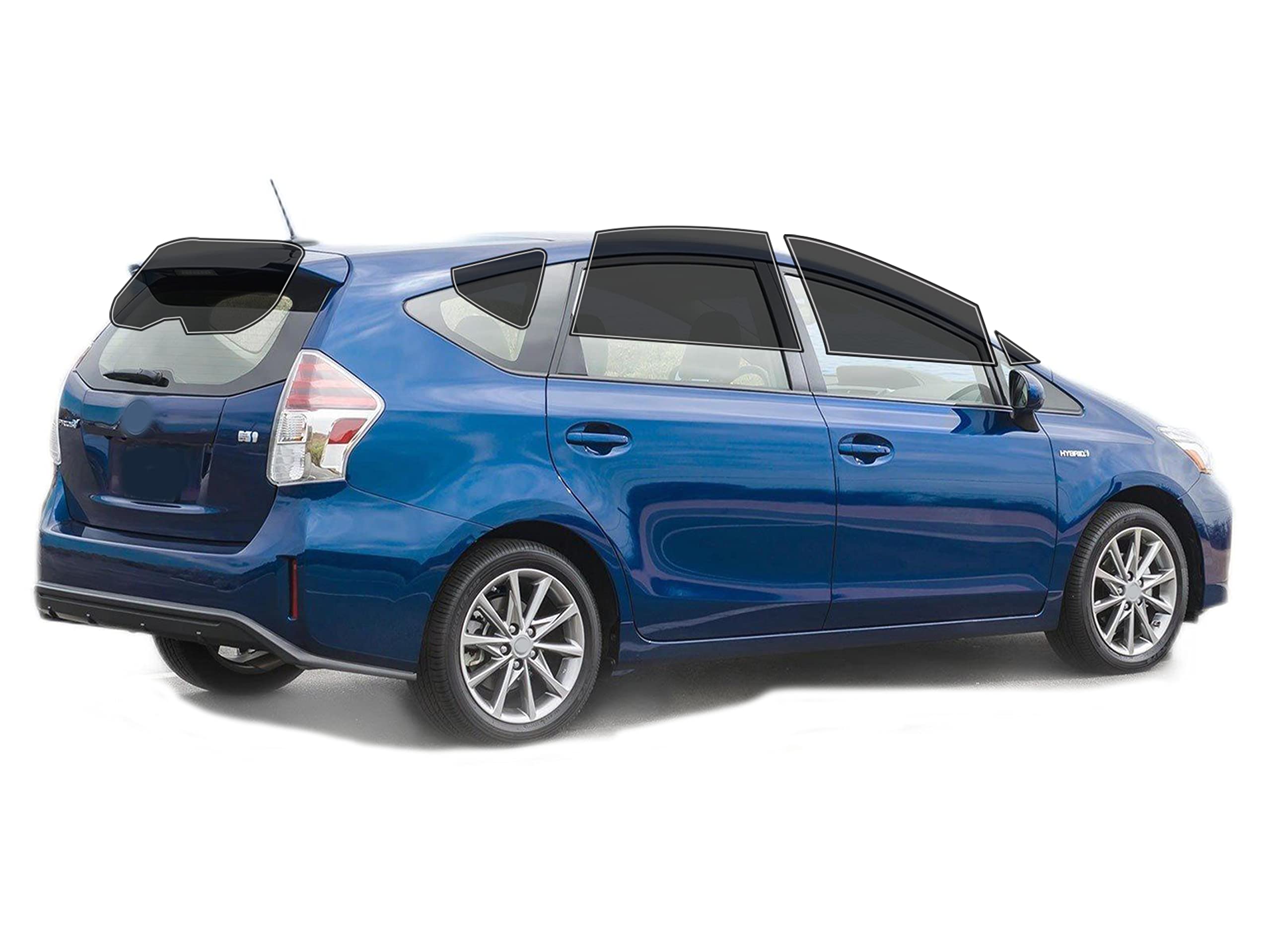 PreCut All Side + Rear Window Premium Film Any Tint Shade For All Toyota Prius
