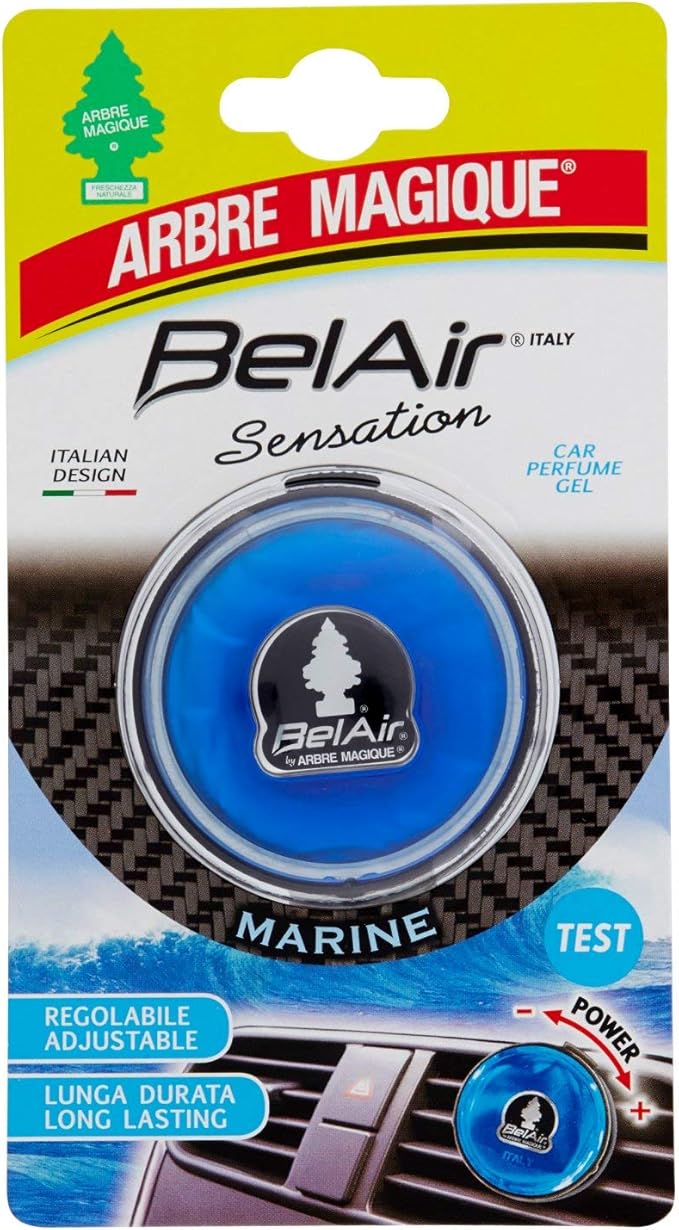 title=Arbre Magique BelAir, Profumatore Auto Liquido con Clip, Fragranza Sensation