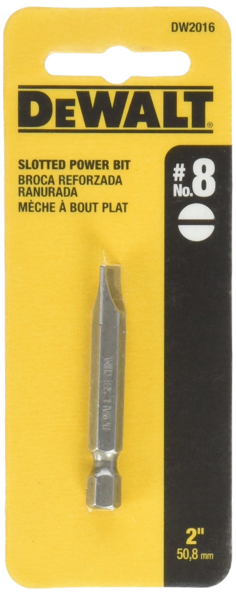 Puntas DeWalt DW2016 número 8 con encaje plano de alta estabilidad