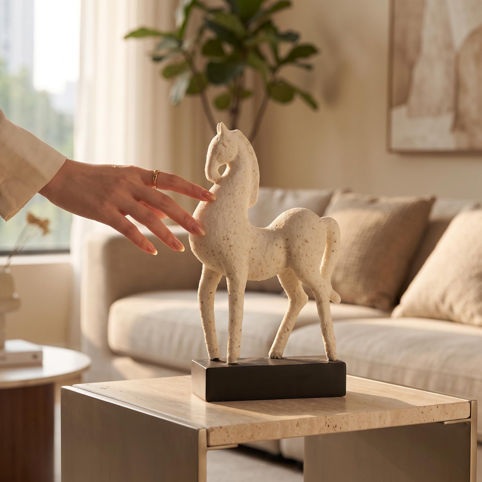 Colcolo Estatuilla Morno | Acabado, Figura con Base Exhibición, coración, para Mesa, Entusiastas l, Estilo B